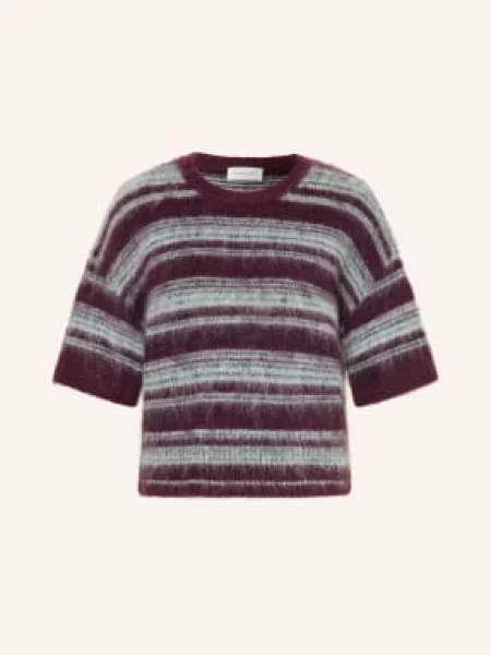 Msch Copenhagen Pletené Tričko Mschlycie tmavě fialová šedá