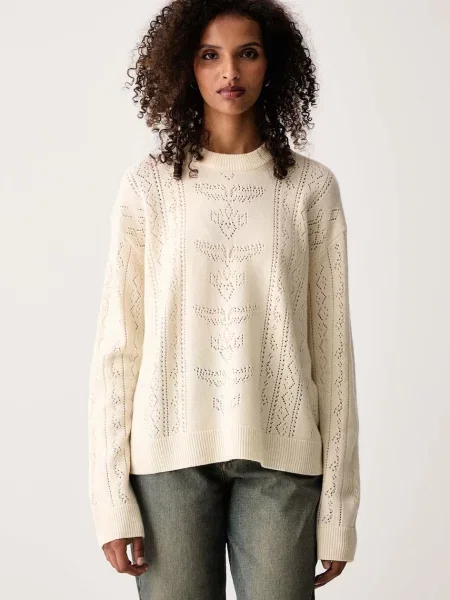 Zadig&Voltaire pulover pentru femei din lână MARKUZ bej