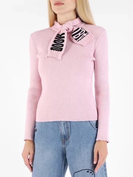 Водолазка Just Before віскоза/поліестер рожевий