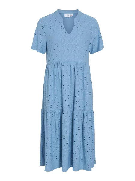 VILA Rochie VIKawa deschis albastru