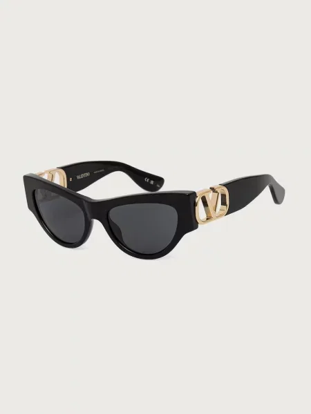 Valentino Eyewear okulary przeciwsłoneczne kocie oczy czarne