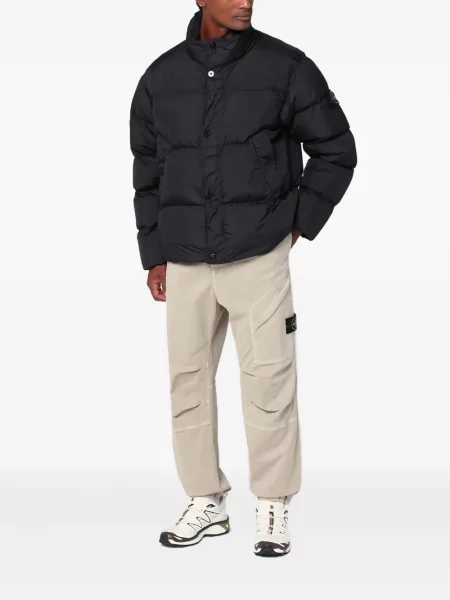 Pantaloni Stone Island cu strasuri