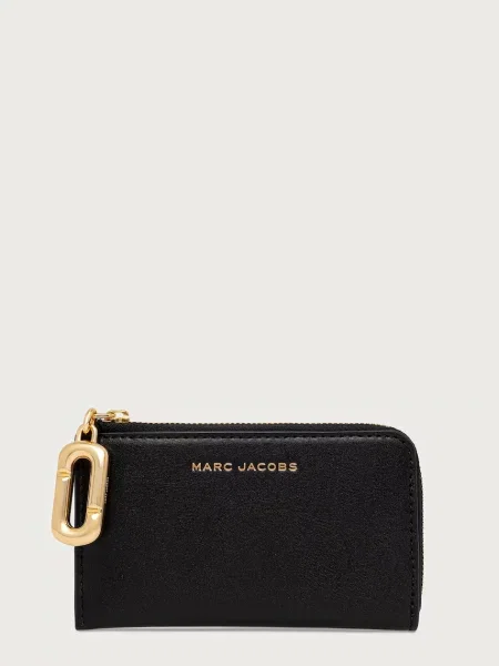 MARC JACOBS portofel pentru femei din piele SCENE negru