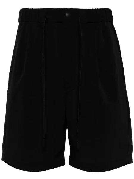 Pantaloni scurți Snow Peak de catifea cu imagine negru