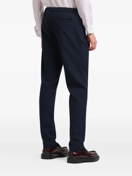 Pantaloni Emporio Armani albastru