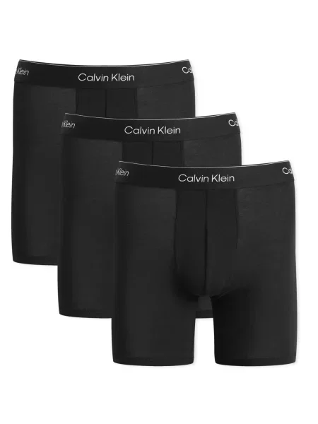 Majtki i obcisłe bokserki z elastycznym pasem z logo w zestaw 3 szt. Calvin Klein Underwear czarne
