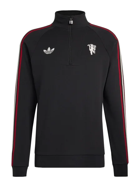 ADIDAS PERFORMANCE Hanorac sport MUFC roșu / negru alb