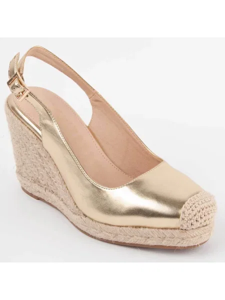 Pantofi Montevita auriu