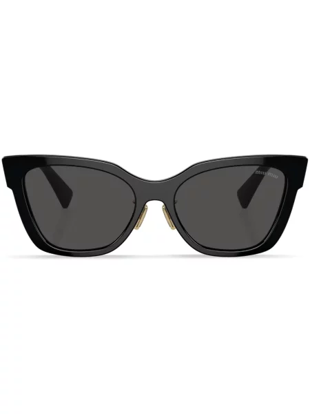 Ochelari de soare Miu Miu Eyewear cu autograf negru