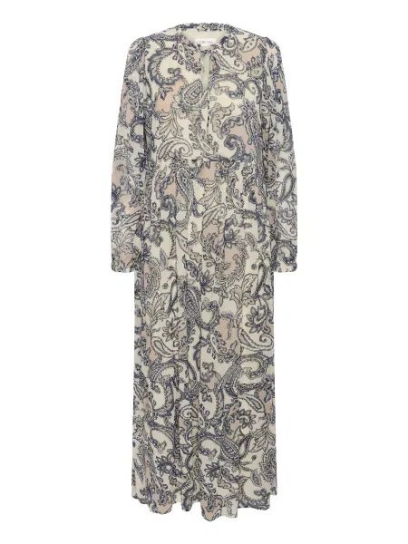 Cream Rochie Bea bej / bej închis negru