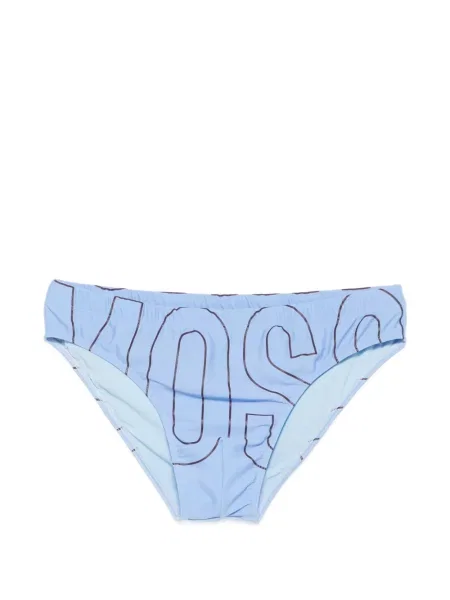 Slip de baie Moschino cu imagine albastru