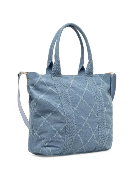 Matlasat geantă shopper Morgan albastru