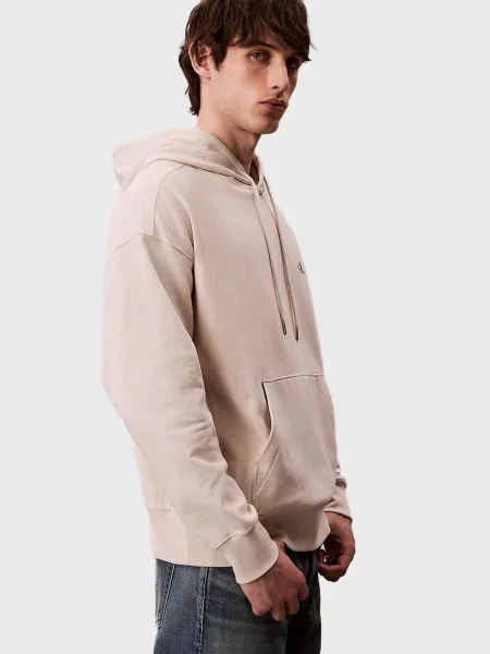 Махровая толстовка Calvin Klein Jeans бежевая