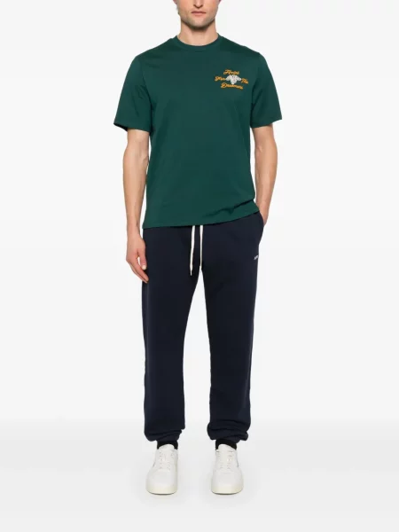 Pantaloni Autry cu broderie albastru