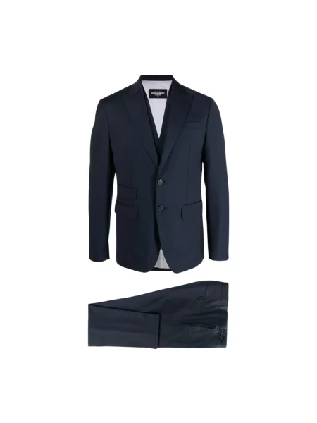 Garnitur Dsquared2 wełniany niebieski