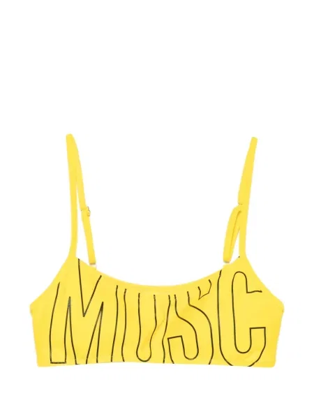 Top Moschino cu imagine galben