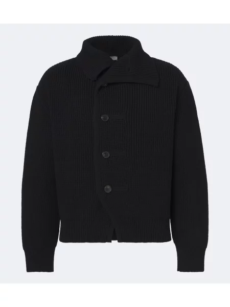 Cardigan Dries Van Noten de lână albastru
