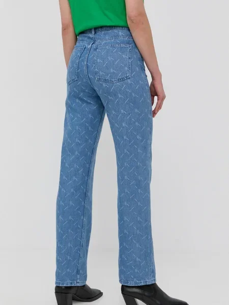 Džíny Gestuz high waist modré