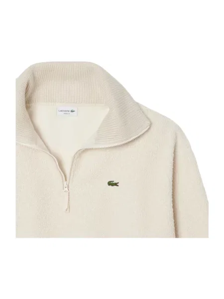 Sweter Lacoste biały