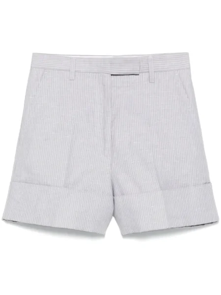 Pantaloni scurți Thom Browne cu dungi gri