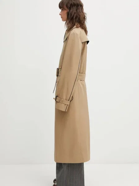 Wales Bonner palton de Gates Crombie Coat bej
