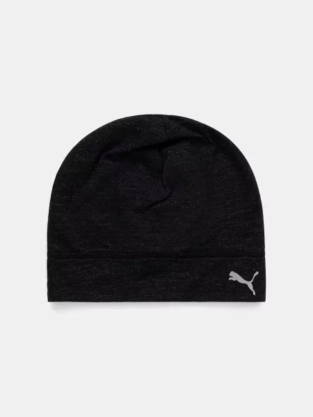 Puma kapa z volno RACE DAY Merino črna