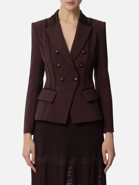 Піджак Elisabetta Franchi бордовий