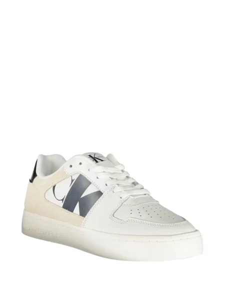 Sneakerși Calvin Klein cu imagine alb
