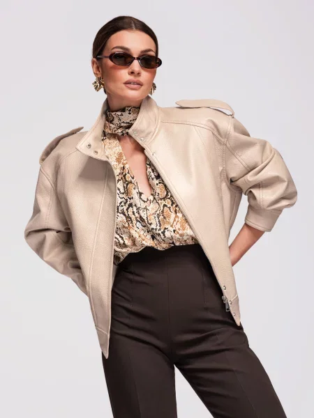 Blană geacă Edoti cu căptușeală