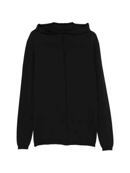 Pulover Rick Owens cu glugă negru