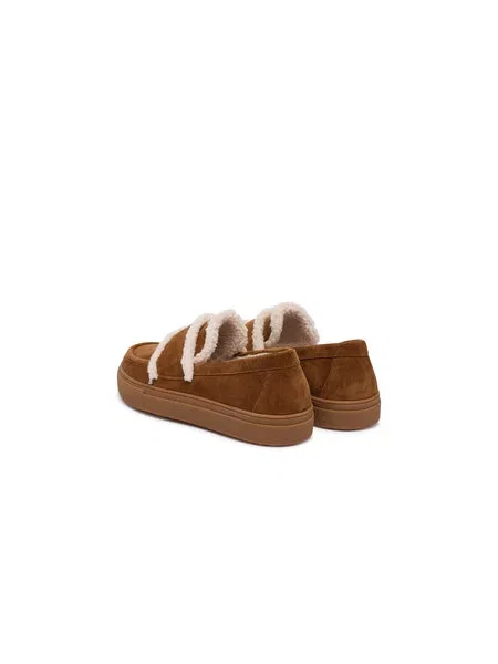 Inuikii Félcipő Shearling Loafer barna