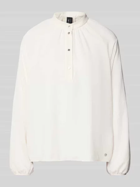 Bluzka o kroju regular fit ze stójką Marc Cain