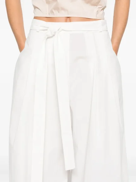 Pantaloni St. Agni alb