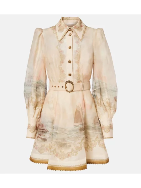 Rochie Zimmermann de in cu imagine bej