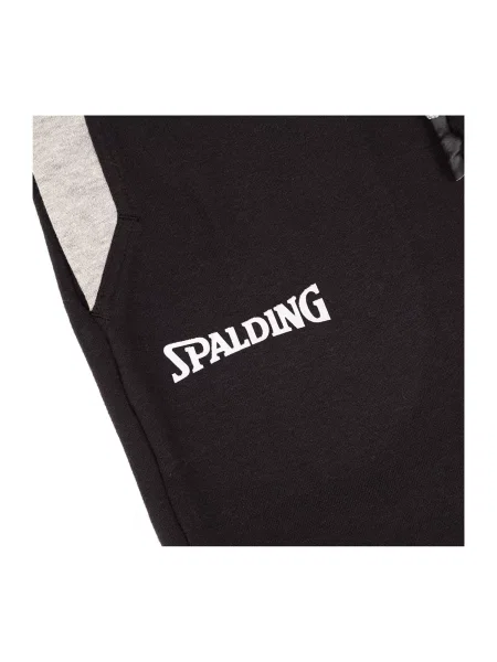 SPALDING Pantaloni sport gri negru
