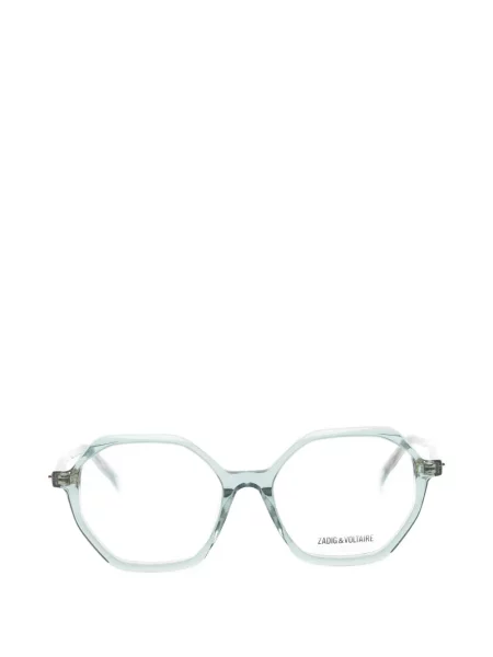 Ochelari de soare Zadig&voltaire cu imprimeu geometric verde