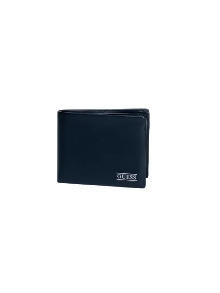 Кожен портфейл Guess NEW BOSTON мъжки черно SMNEBR синьо