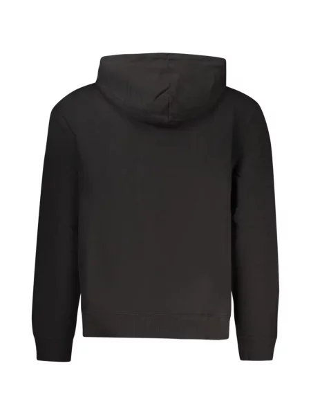Hanorac cu glugă Calvin Klein cu broderie negru