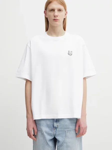 Maison Kitsuné Fox Head tricou de de bărbați