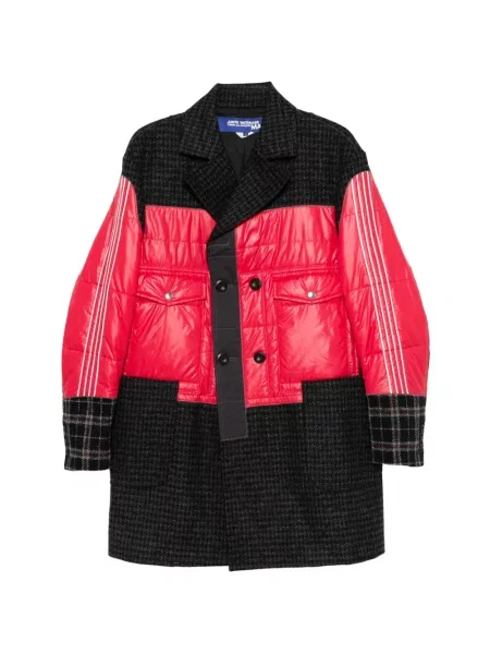 Palton Junya Watanabe Man în carouri negru