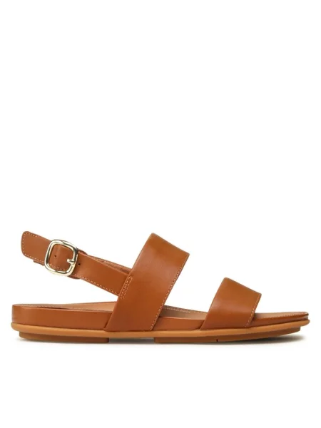 Sandały FitFlop brązowe
