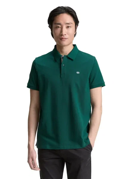 TOM TAILOR Tricou închis verde
