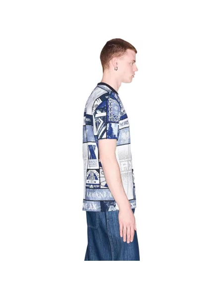 Tricou Eax alb