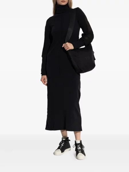 Rochie Y-3 plasă de costum negru