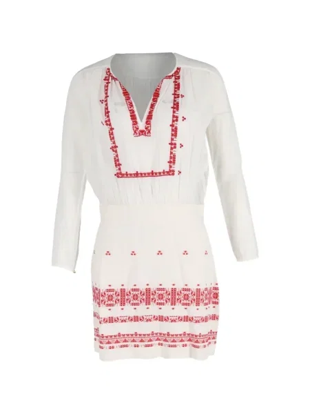 Długa mała sukienka maxi Vanessa Bruno garniturowa biała