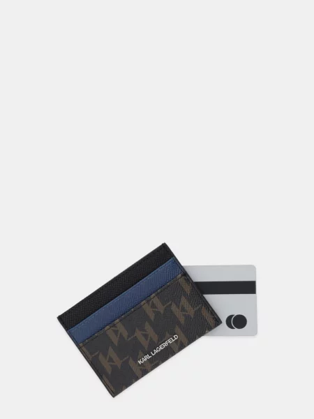 Karl Lagerfeld etui na karty K/MONOGRAM brązowy