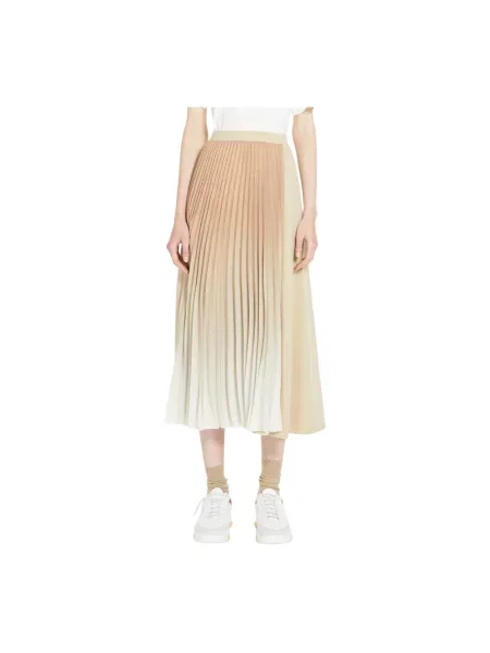 Spódnica midi Max Mara beżowa