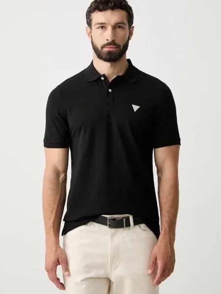 Tricou polo Guess negru