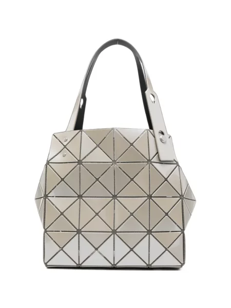 Geantă shopper Bao Bao Issey Miyake cu imprimeu geometric gri
