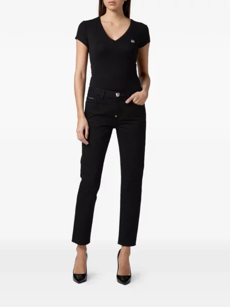 Blugi boyfriend Philipp Plein negru